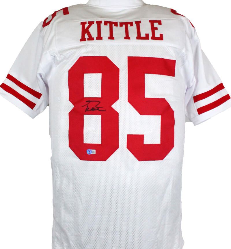 george kittle stitched jersey black