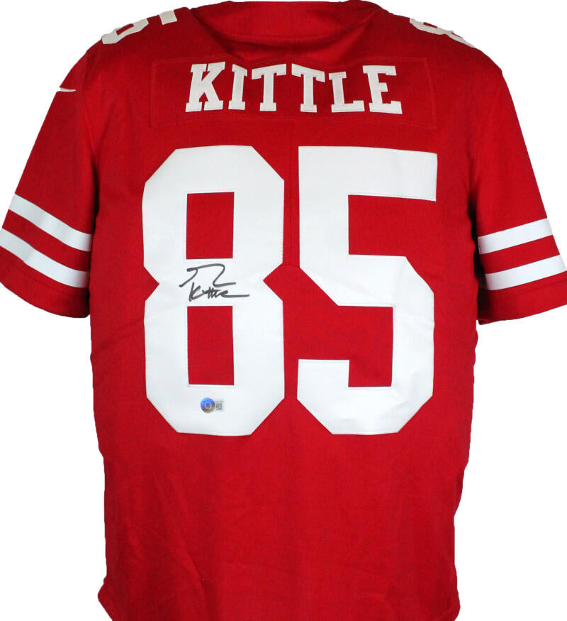 kittle autographed jersey
