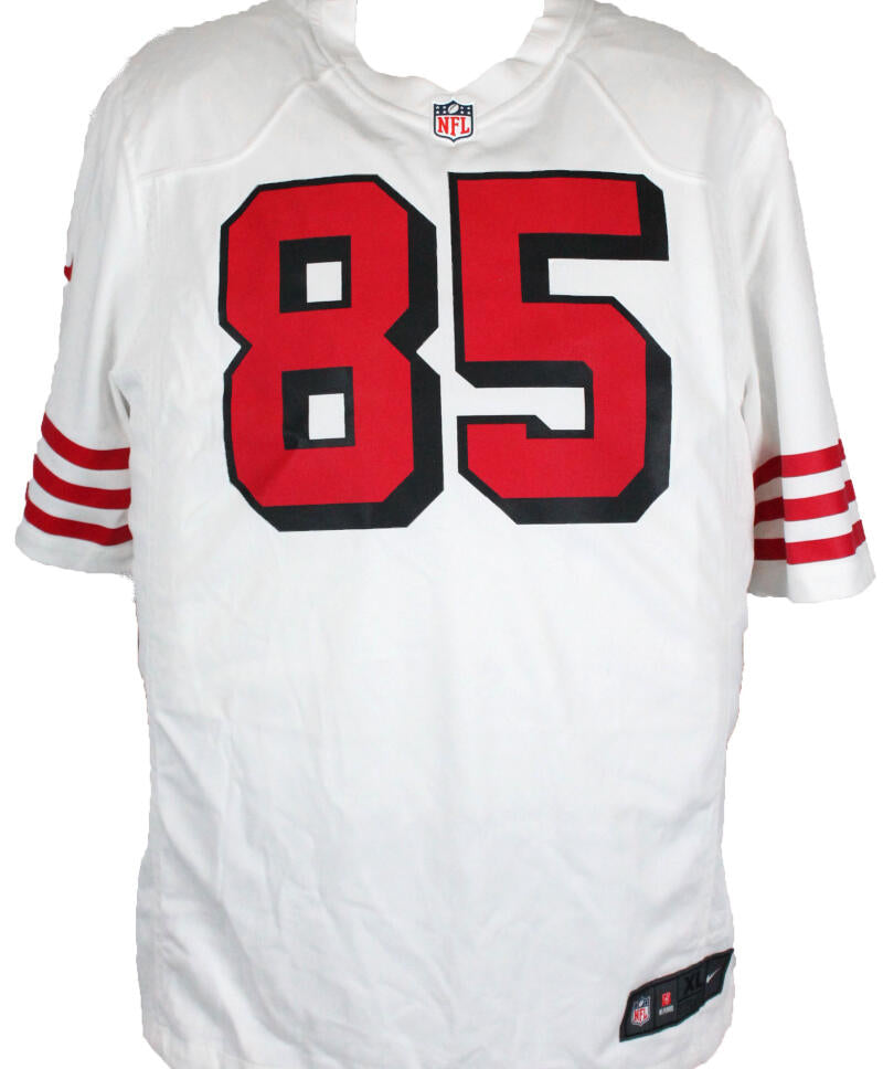 The Jersey Source George Kittle Signed San Francisco 49ers White NFL Nike Game Jersey- Beckett W Hologram *Black