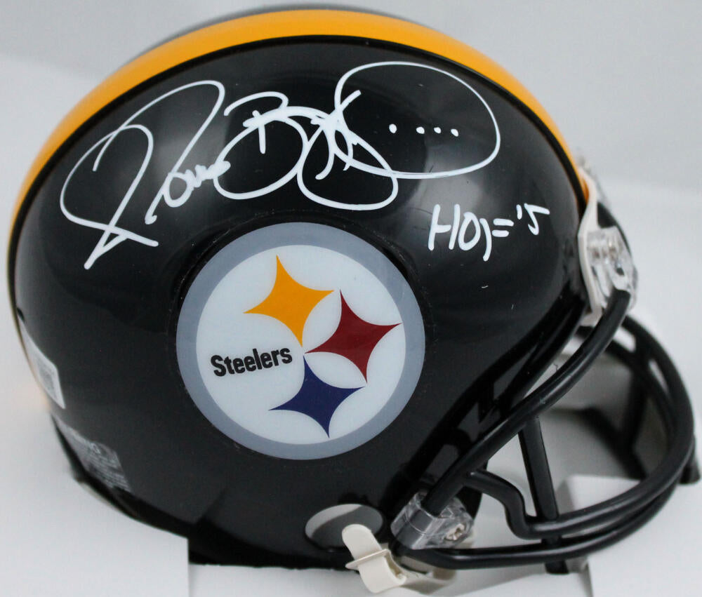 Jerome Bettis Autographed Signed Pittsburgh Steelers Mini Helmet - Beckett  W Hologram