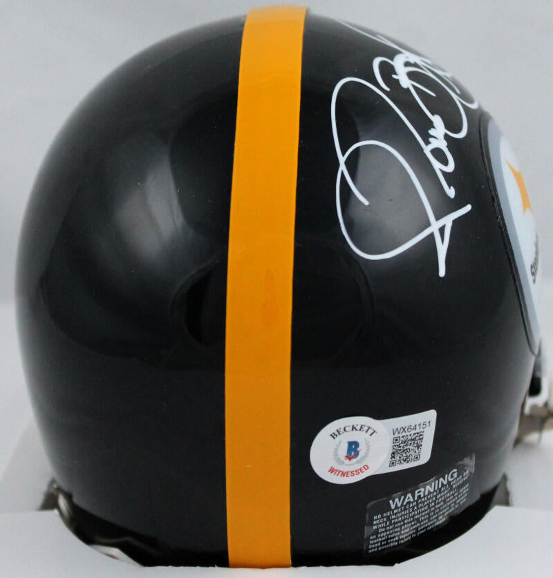 Jerome Bettis Signed Pittsburgh Steelers Speed Mini Helmet (Beckett Witnes  Certified)