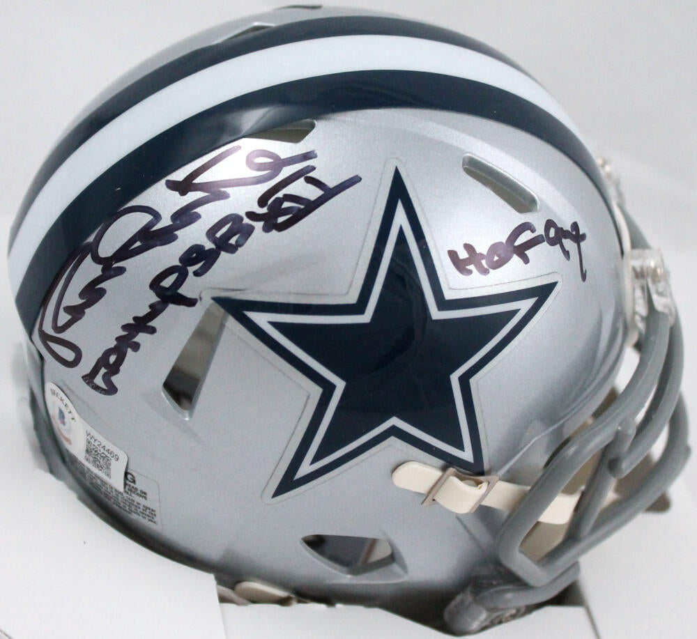 Randy White Signed Dallas Cowboys Speed Flash NFL Mini Helmet