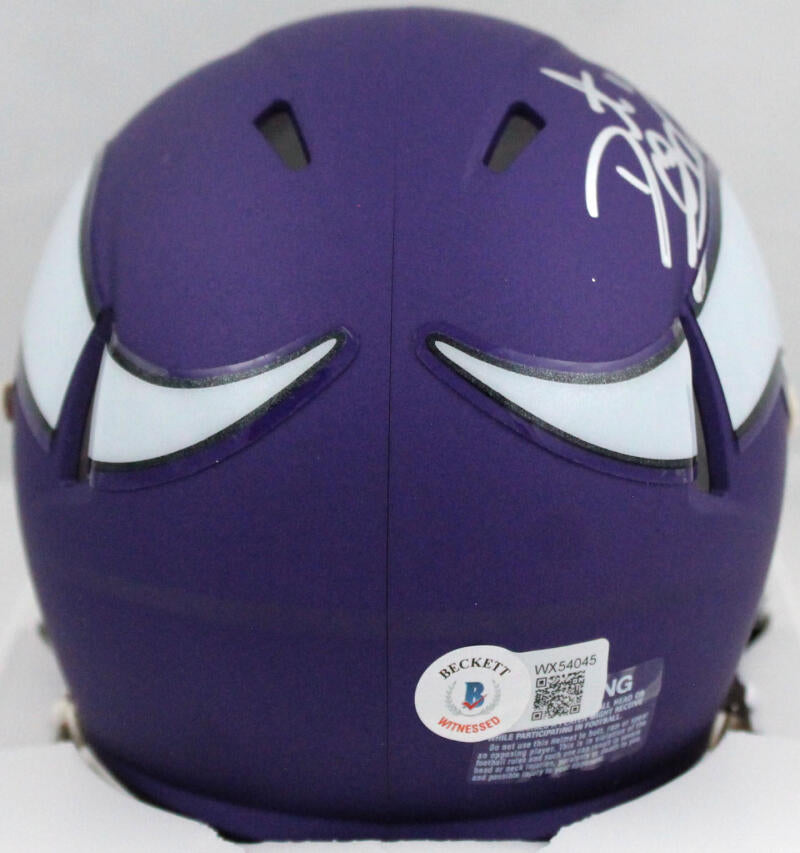 Daunte Culpepper Autographed Minnesota Vikings Mini Helmet (JSA