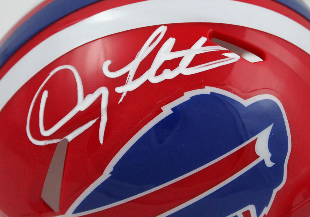 Bills Doug Flutie Authentic Signed Speed Mini Helmet Autographed