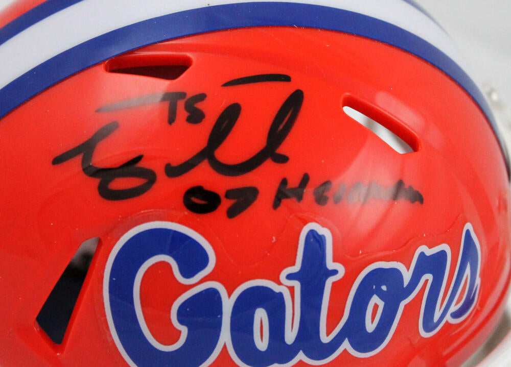 Tim Tebow Florida Gators Signed Autographed Football Mini Helmet