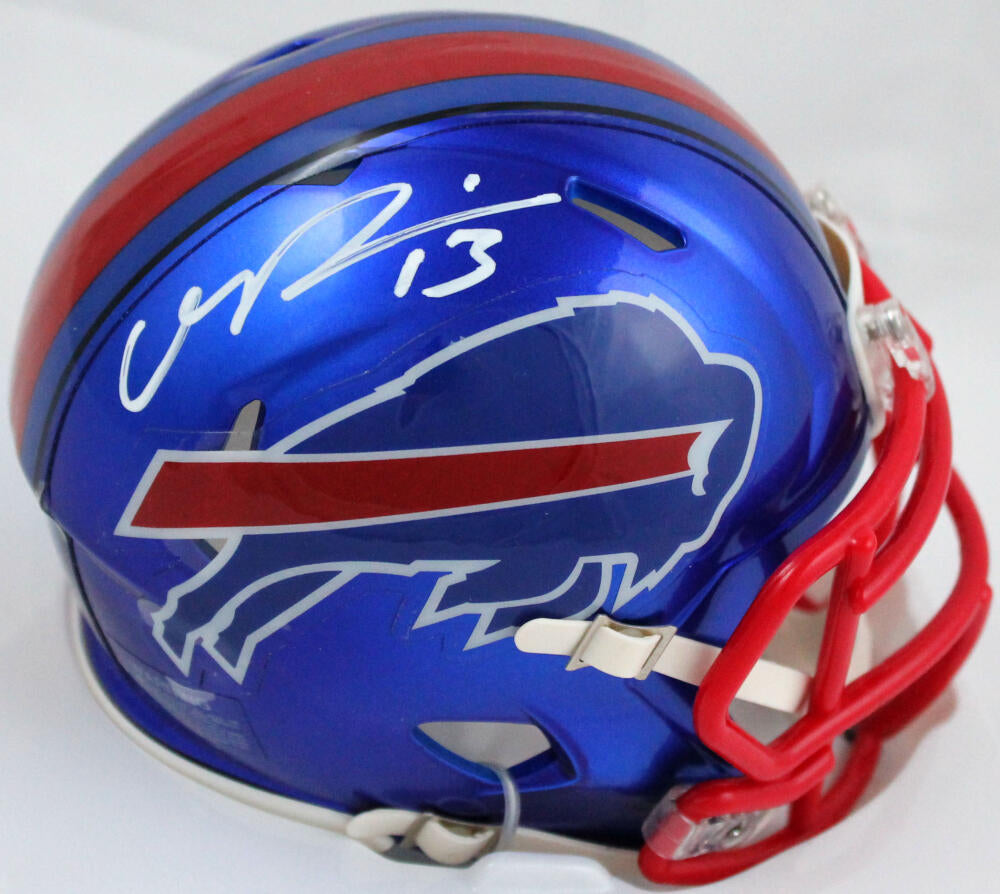 Gabriel Davis Autographed Riddell Buffalo Bills Flash Mini Helmet Beckett