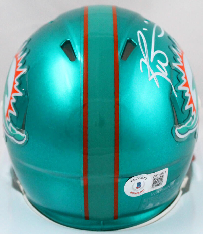 Ricky Williams Autographed Miami Dolphins F/S Speed Helmet w/ Smoke We –  The Jersey Source