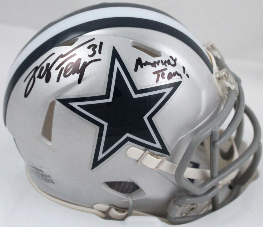 Dallas cowboys signed mini hot sale helmets