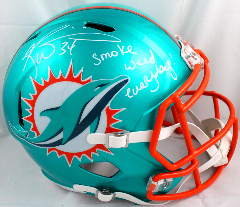 Ricky Williams Autographed Miami Dolphins (FLASH Alternate) Mini Helme –  Palm Beach Autographs LLC