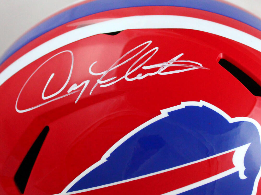 DOUG FLUTIE AUTOGRAPHED BUFFALO BILLS LUNAR SPEED AUTHENTIC HELMET BECKETT