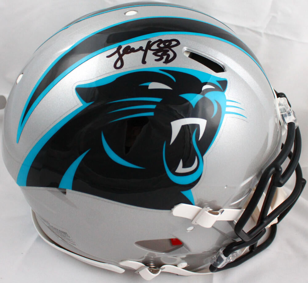 Luke Kuechly Signed Carolina Panthers Full Size Helmet - Beckett