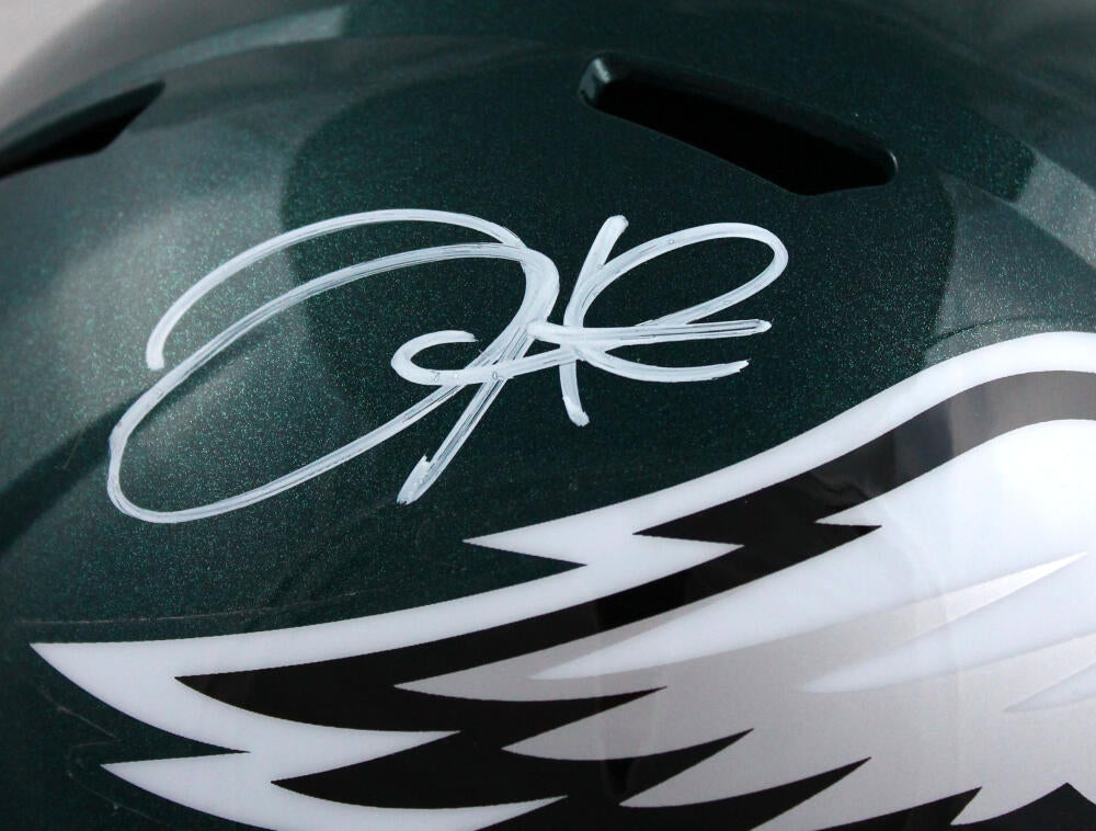 Jalen Hurts Autographed NFL Leather Football Philadelphia Eagles Beckett  BAS #W629469