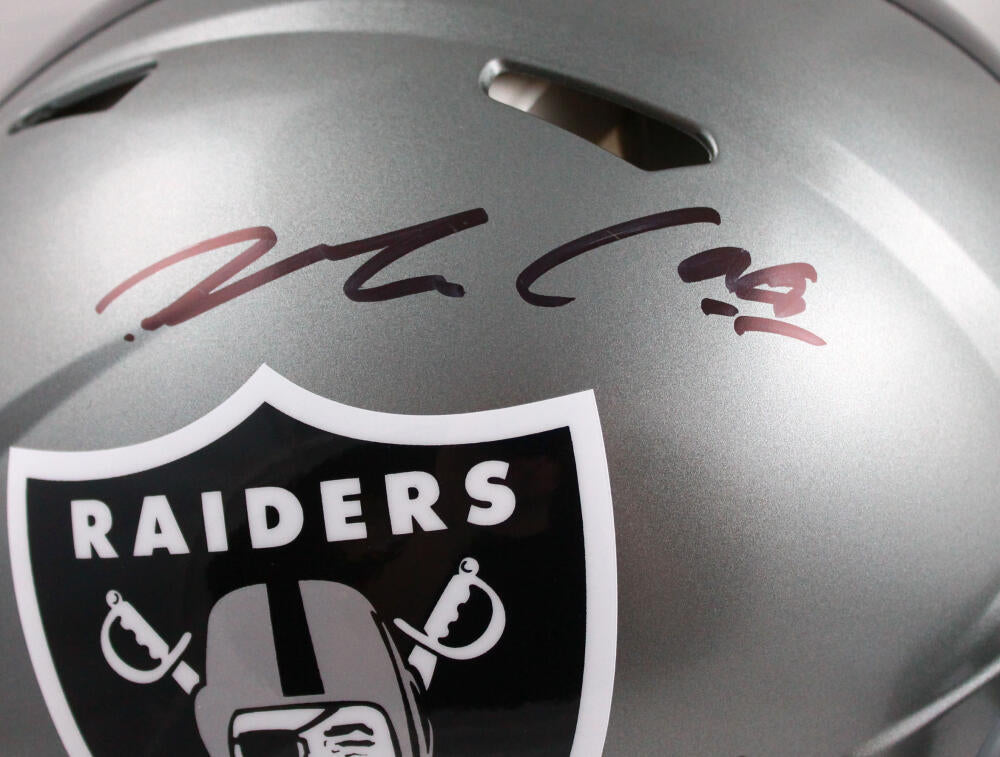 Maxx Crosby Autographed Signed Raiders Authentic Full Size Speed