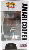 Amari Cooper Signed Dallas Cowboys Funko Pop Figurine 124-Beckett W Hologram *White Image 3