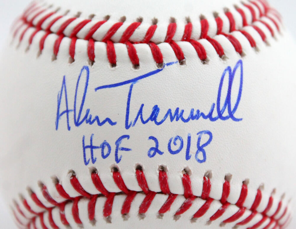 Alan Trammell Authentic Signed Baseball