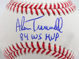 Alan Trammell Autographed Rawlings OML Baseball w/84 WS MVP- Beckett W Hologram *Blue Image 5