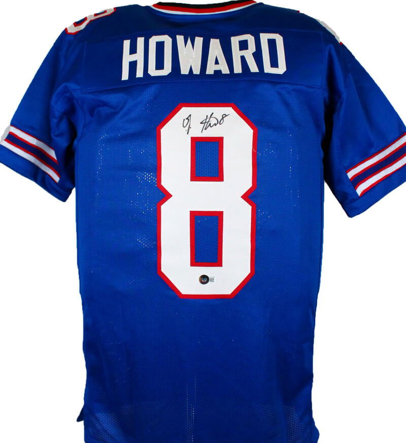 OJ Howard Autographed Custom Jersey Beckett Certified