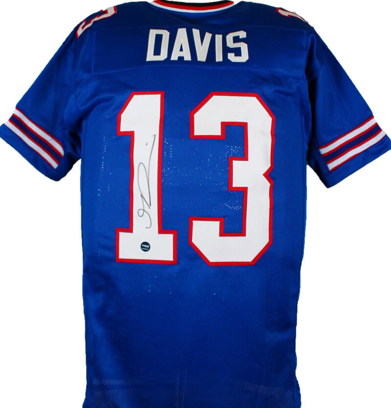 Gabriel Gabe Davis Signed Bills Custom Jersey Size XL