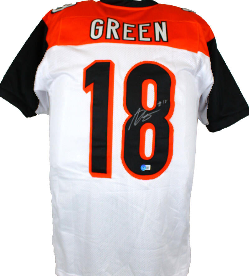 The Jersey Source Autographs AJ Green Autographed Black Pro Style Jersey-Beckett W Hologram *Black *1