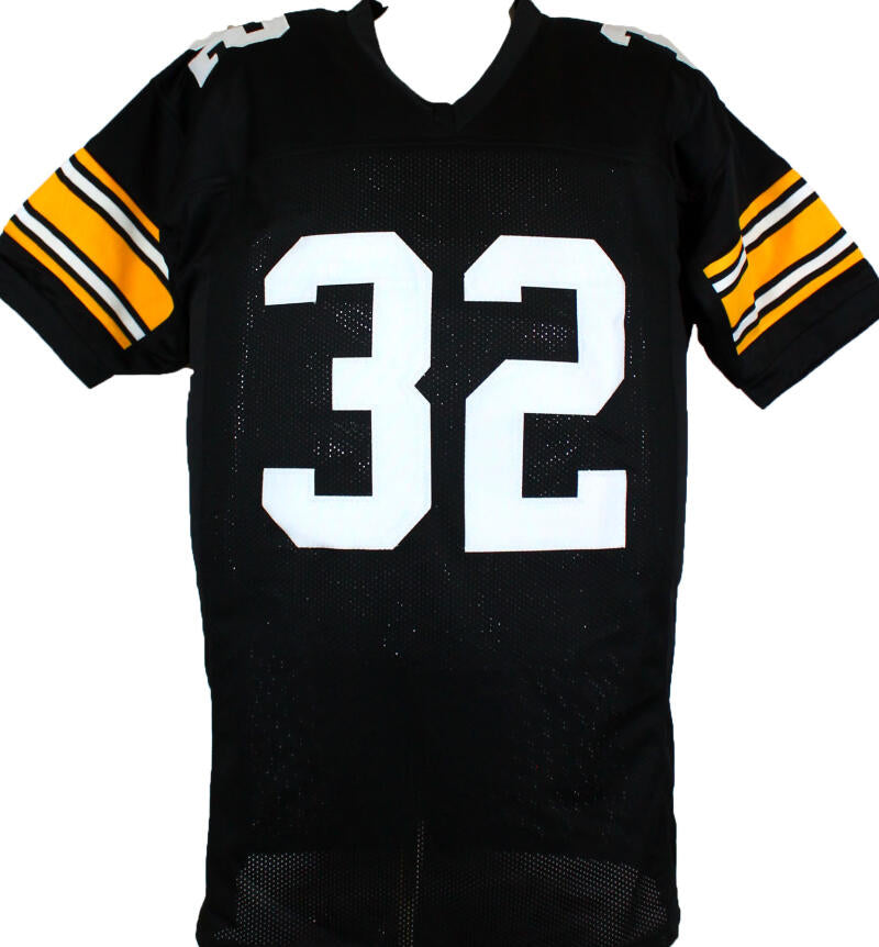 Franco Harris Autographed White Pro Style Jersey - Beckett Auth *2