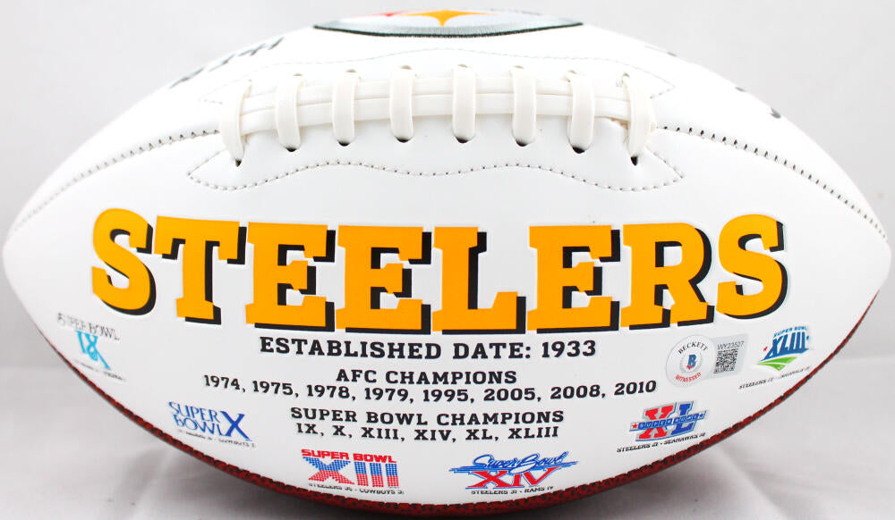 Mel Blount Autographed Pittsburgh Steelers Logo Football w/HOF-Beckett –  The Jersey Source