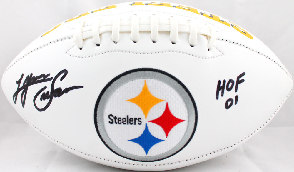 Lynn Swann Autographed Pittsburgh Steelers Logo Football w/HOF