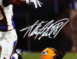 Adrian Peterson Autographed Minnesota Vikings 16x20 Running HM Photo-Beckett W Hologram *White Image 2