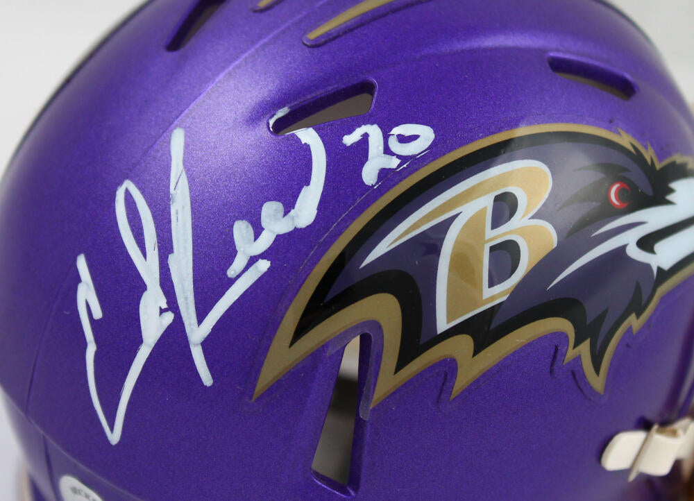 Ed Reed Autographed Signed Baltimore Ravens F/S Speed Helmet