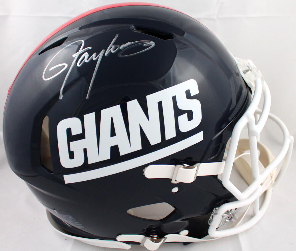 Lawrence Taylor Autographed Signed New York Giants Lunar Eclipse Riddell  Full Size Speed Replica Helmet