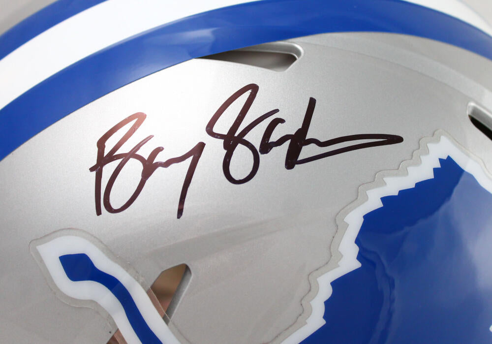 Barry Sanders Signed Detroit Lions 83-02 Authentic Speed Helmet