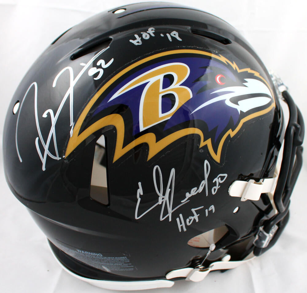 Ed Reed Signed Baltimore Ravens Speed Authentic Football Helmet - The  Autograph Source