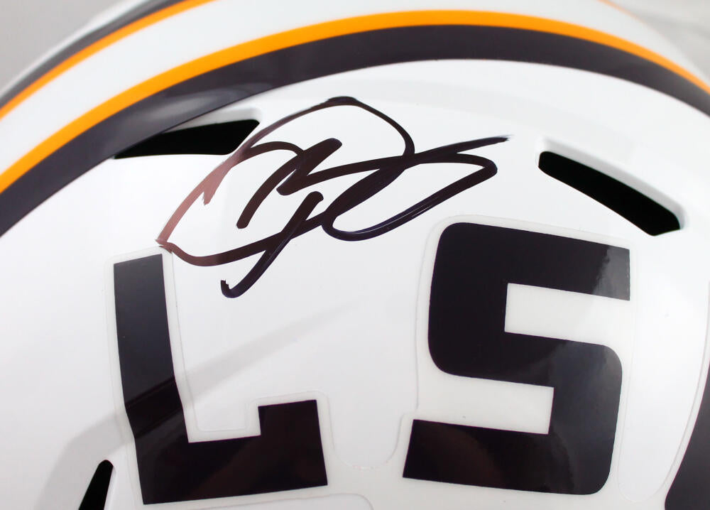 Odell Beckham Jr. Autographed LSU Full-Size Replica Football Helmet