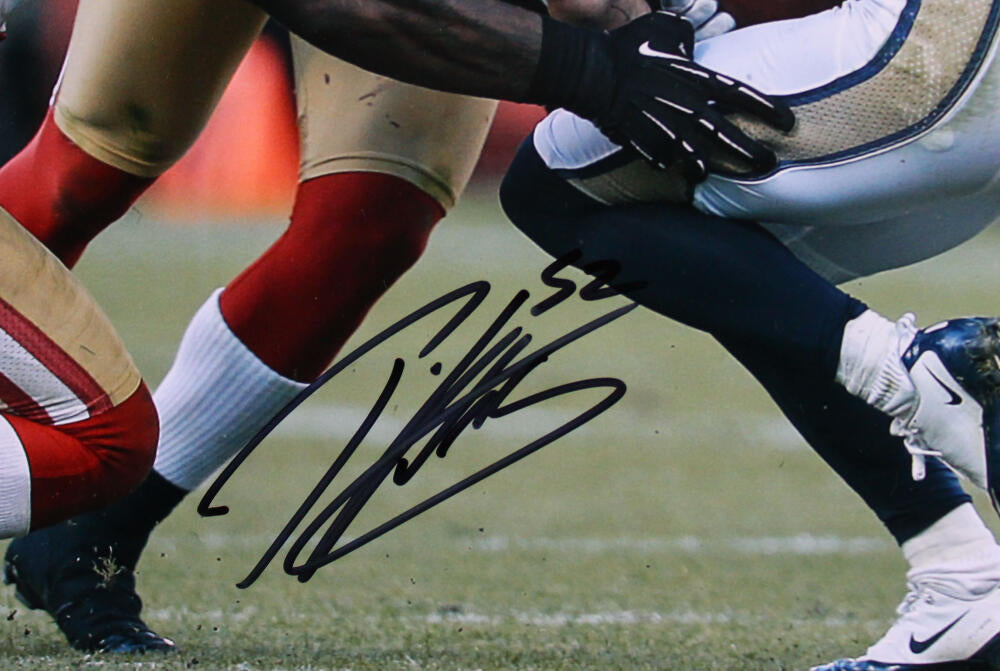 Patrick Willis Autographed San Francisco 49ers 16x20 Photo Beckett