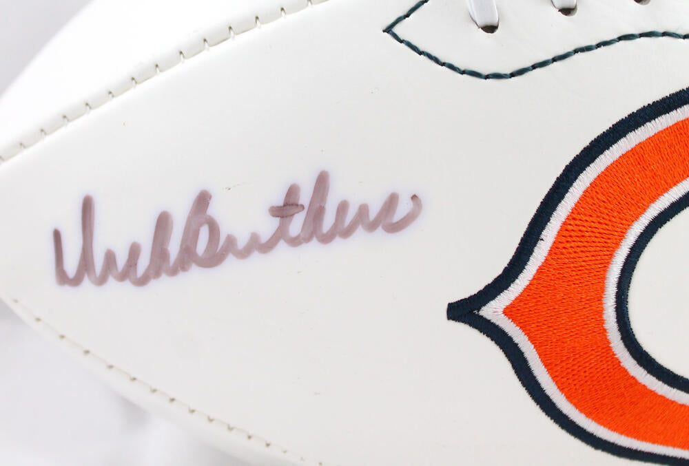 Shop Dick Butkus Autographed Chicago Bears White Logo Football HOF 79