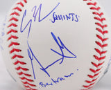 The Sandlot Autographed OML Baseball w/ 7 Actors- Beckett W Hologram *Blue Image 5
