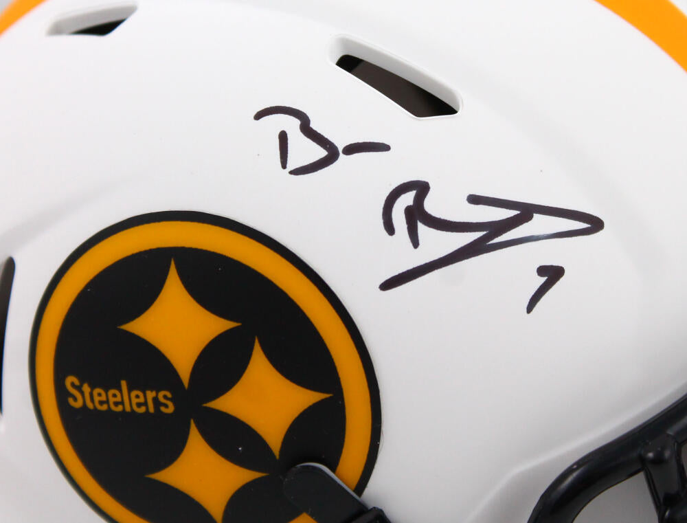 Ben Roethlisberger Pittsburgh Steelers Autographed Riddell Lunar