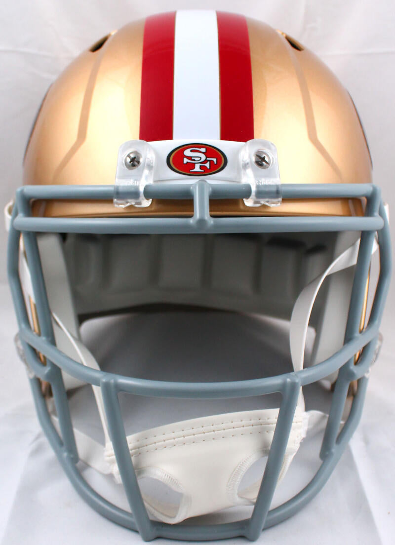 Jerry Rice Autographed San Francisco 49ers F/S Lunar Speed Flex Helmet –  The Jersey Source