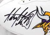 Adrian Peterson Autographed Minnesota Vikings Logo Football-Beckett W Hologram *Black Image 2
