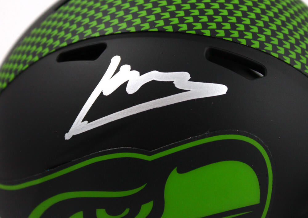 Kenneth Walker III Signed Seahawks Salute To Service Alternate Speed Mini  Helmet (Beckett)