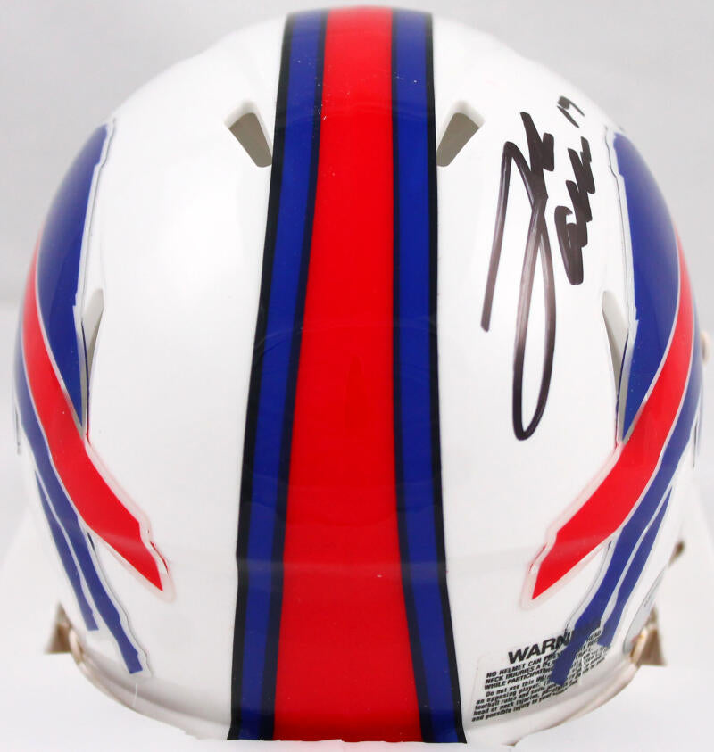 Josh Allen Autographed Buffalo Bills Eclipse Speed Mini Helmet-Beckett –  The Jersey Source