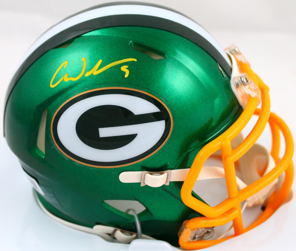 Christian Watson Autographed Green Bay Packers F/S Flash Speed