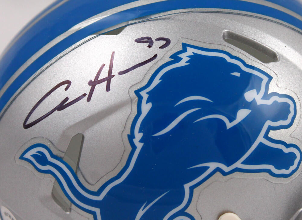 Aidan Hutchinson Detroit Lions Autographed Riddell Speed Mini Helmet