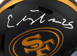 Elijah Mitchell Autographed San Francisco 49ers Eclipse Speed Mini Helmet- Beckett W Hologram *White Image 2