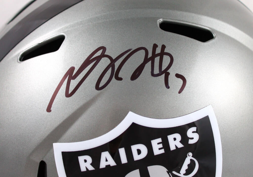 Davante Adams Autographed Las Vegas Raiders Flash Gray Full Size