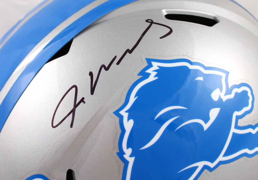 Jameson Williams Detroit Lions Autographed Riddell Speed Replica