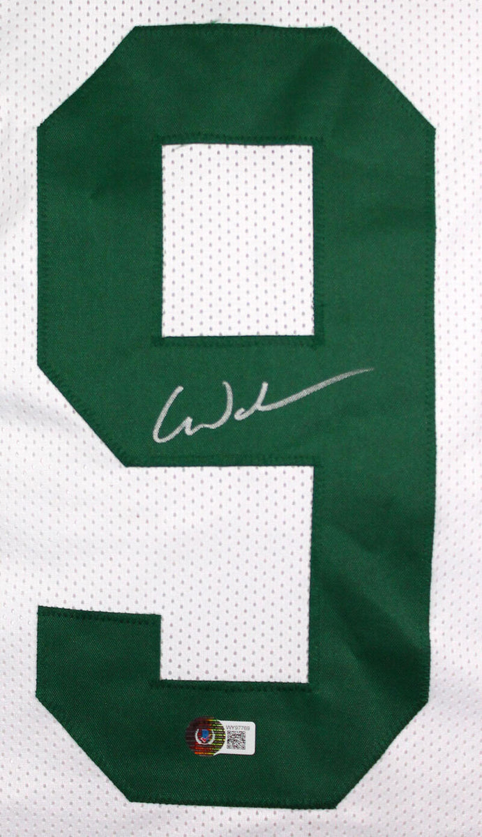 Christian Watson Autographed/Signed Pro Style Green XL Jersey