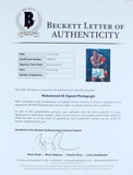 Muhammed Ali Autographed 8x10 Photo Standing Over Sonny Liston- Beckett Letter *Blue Image 3