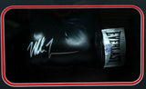 Mike Tyson Autographed Shadow Box Black Everlast Boxing Glove 5-Fiterman Holo *Silver *L Image 2