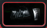 Mike Tyson Autographed Shadow Box Black Everlast Boxing Glove 6-Fiterman Holo *Silver *L Image 2