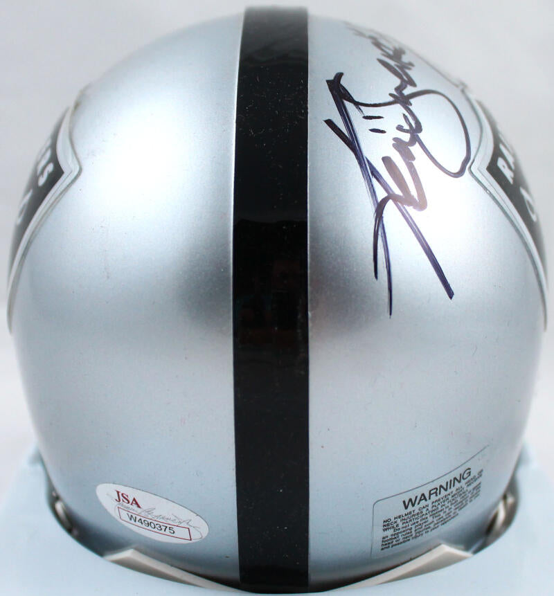 Ken Stabler Autographed Las Vegas Raiders Replica Helmet W/ SB XI Insc